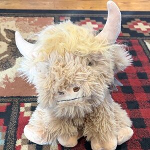 Scottish highland cows plush animal